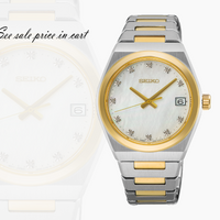 Seiko Diamonds SUR604 Mother of pearl Dial