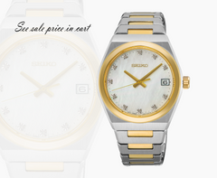 Seiko Diamonds SUR604 Mother of pearl Dial