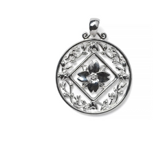 Southern Gates® Diamond-Cut Dogwood Pendant Courtyard Series P1928