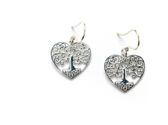 Southern Gates® Tree Heart Earrings Holiday Series E504