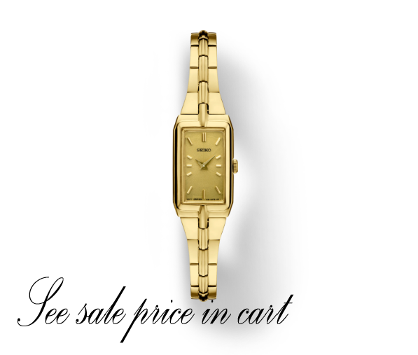 Seiko ESSENTIALS SWR048 Gold Dial Women's