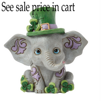 Elephant with Clover Figurine Jim Shore Heartwood Creek 6017282