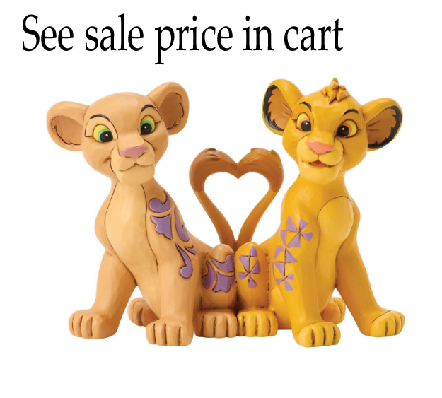 Simba & Nala Heart Tails Disney Traditions 6017847