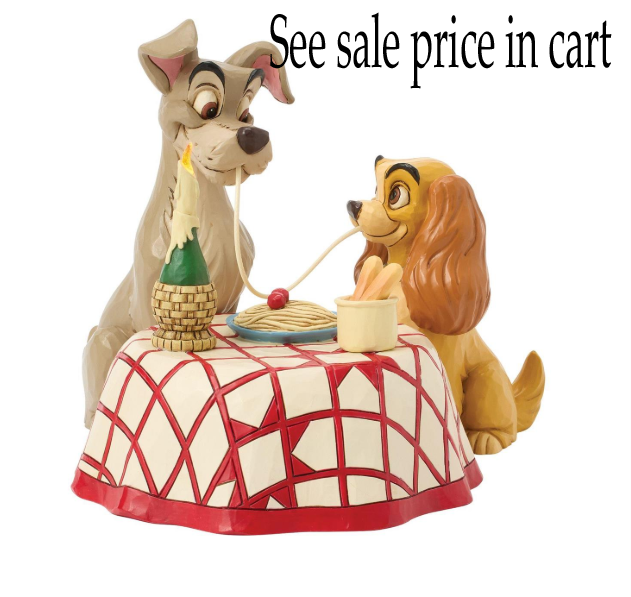 Lady & Tramp Spaghetti Scene Disney Traditions 6016899
