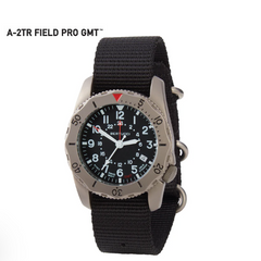 #12117 A-2TR Field Pro GMT, Black dial - Black Nylon Band