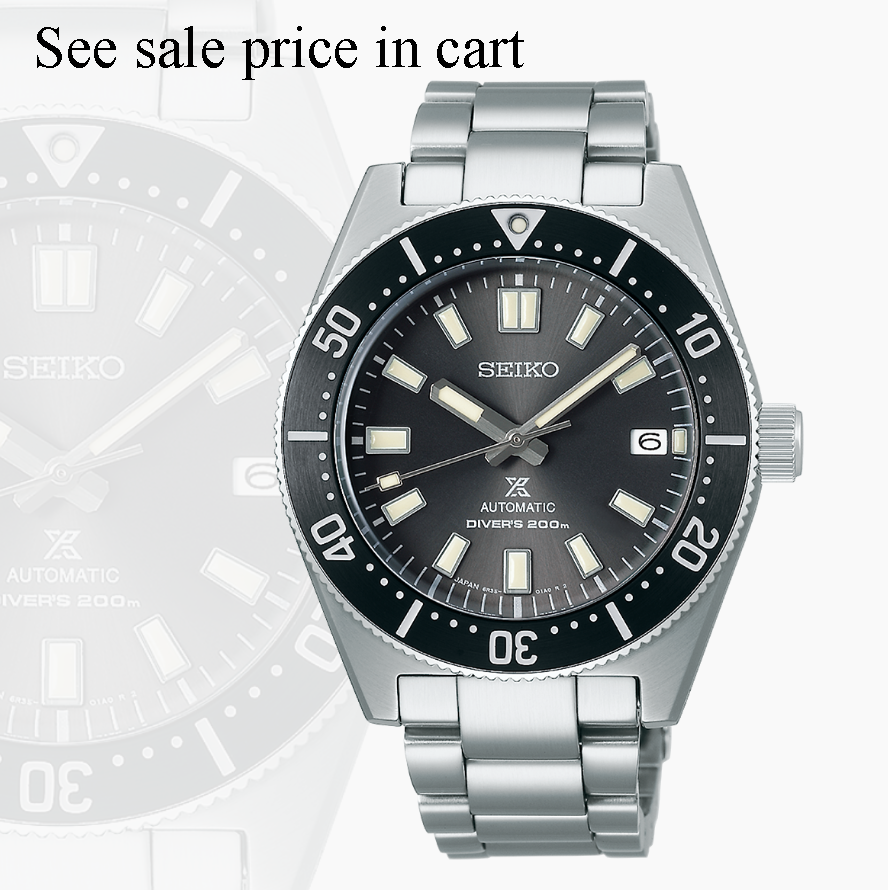 Seiko Prospex Luxe 1965 Diver Automatic Charcoal Dial SPB143