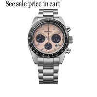 Seiko Speedtimer SS Solar Chronograph Pink Dial SSC963