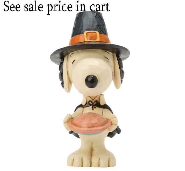 Snoopy with Pumpkin Pie Mini Peanuts by Jim Shore 6018514