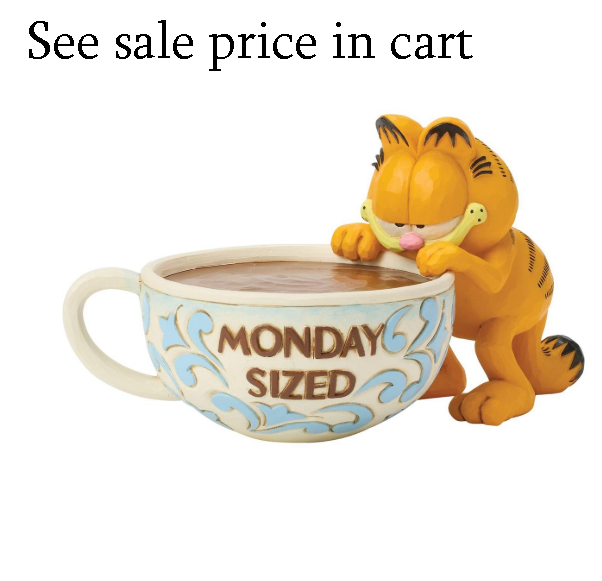 Garfield with Oversized Coffee Jim Shore Heartwood Creek 6017907