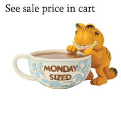 Garfield with Oversized Coffee Jim Shore Heartwood Creek 6017907