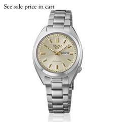 Seiko  5 Sports Automatic Ivory Dial SRE023