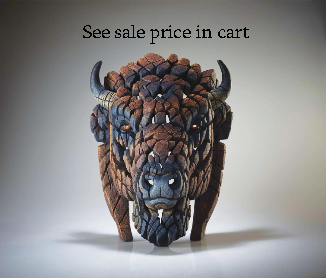 North American Bison Bust Edge Sculpture 6017682