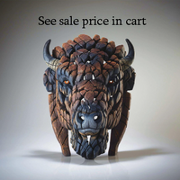 North American Bison Bust Edge Sculpture 6017682