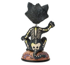 Bobble Head Black Cat Figurine Jim Shore Heartwood Creek 6018084