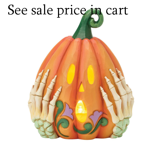 Jack-o-lantern Skeleton LED Jim Shore Heartwood Creek 6018085