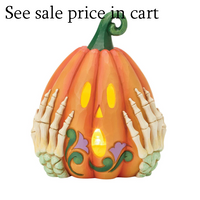 Jack-o-lantern Skeleton LED Jim Shore Heartwood Creek 6018085