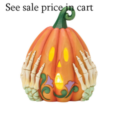 Jack-o-lantern Skeleton LED Jim Shore Heartwood Creek 6018085