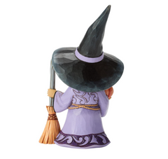 Witch with Broom Figurine Jim Shore Heartwood Creek 6018089