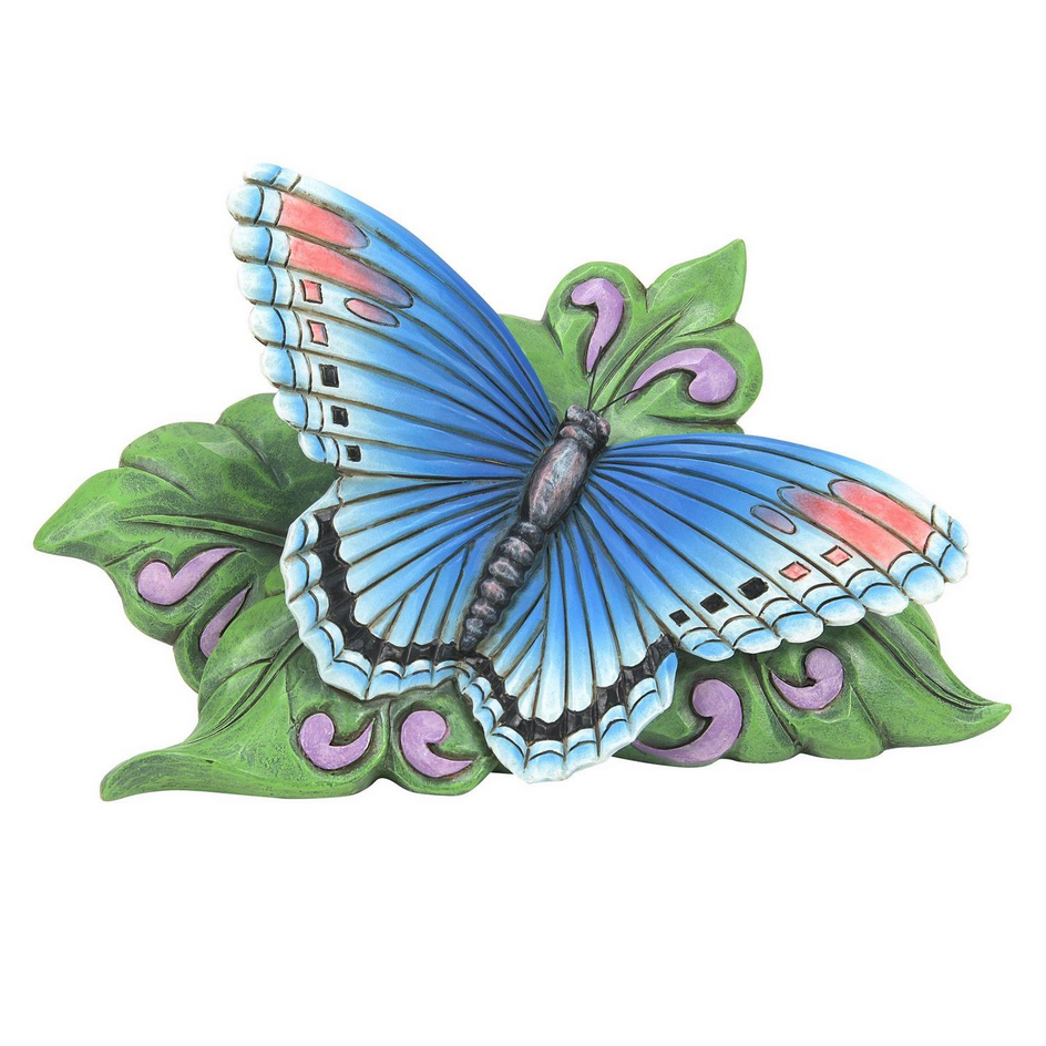 Jim Shore Heartwood Creek Red Spotted Purple Butterfly Figurine 6014427