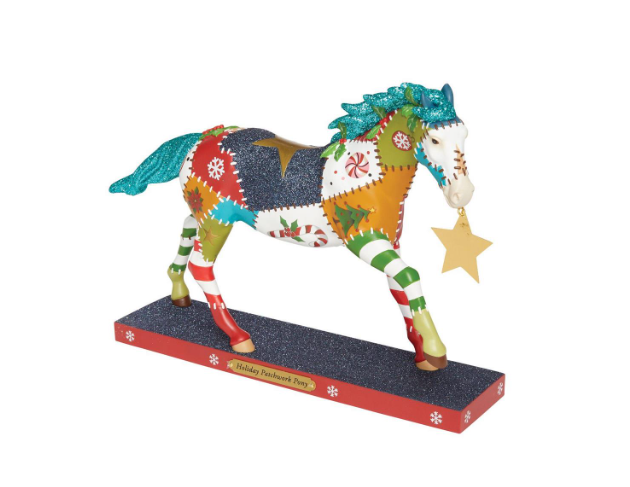 Holiday Patchwork Pony fig Trail of Painted Ponies 6012849