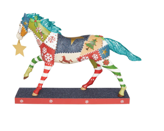 Holiday Patchwork Pony fig Trail of Painted Ponies 6012849