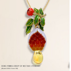 Galatea Pearltanical Garden Collection Pearl Pendant A Drop of Nectar 3 DON3-11mm