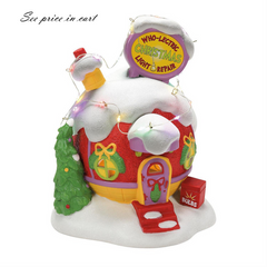 Jim Shore "Who-Lectric Xmas Light Repair" Grinch Village 6013020