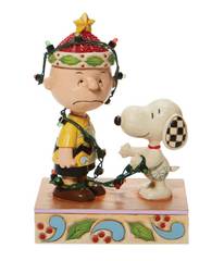 Charlie Brown Tangled Lights Peanuts by Jim Shore 6008954