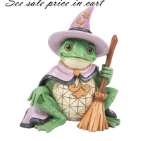 Frog Witch Mini Jim Shore Heartwood Creek 6014478