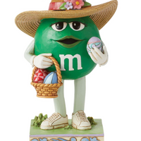 M&M'S Green Character w/Basket Jim Shore Heartwood Creek