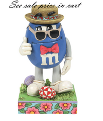 M&M'S Blue Character w/Bowtie Jim Shore Heartwood Creek