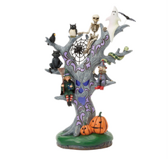 Scary LED Tree Figurine Jim Shore Heartwood Creek 6018090
