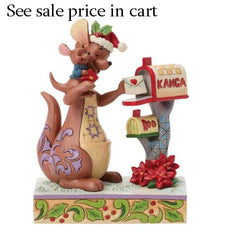 Enesco Disney Traditions Winnie The Pooh Kanga and Roo at The Mailbox 6018707
