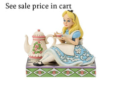 Enesco Disney Traditions  Alice in Wonderland with Teapot 6018925