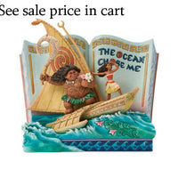 Enesco Disney Traditions Moana The Ocean Chose Me Story Book 6018928
