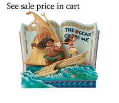 Enesco Disney Traditions Moana The Ocean Chose Me Story Book 6018928