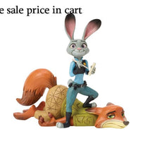 Enesco Disney Traditions by Jim Shore Zootopia Judy and Nick Figurine, 4.625 Inch, Multicolor