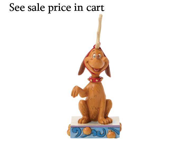 Enesco Dr. Seuss Grinch by Jim Shore Reindeer Max with Bell on Tail 6018952