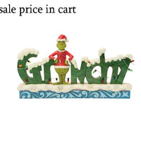 Enesco Dr. Seuss Grinch by Jim Shore Grinchy Word Standing Pose 6018954