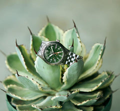Seiko 5 Sports SS Automatic GMT Green Dial HDB001