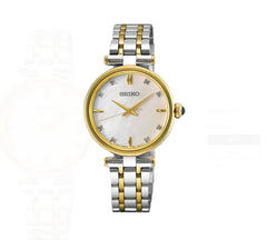 Seiko Diamonds TT Quartz Mother of Pearl Dial HGH007