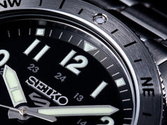 Seiko 5 Sports SS Automatic Black  Dial HDB006