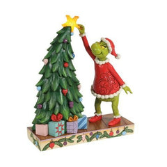 Enesco Dr. Seuss Grinch by Jim Shore Pulling Christmas Tree Star Light Up 6018961