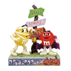 Enesco M&M's by Jim Shore Halloween Red and Yellow Characters in Costume 6016686