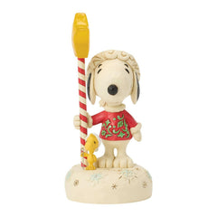 Enesco Peanuts by Jim Shore Snoopy and Woodstock Standing with Star Staff Light Up6018684
