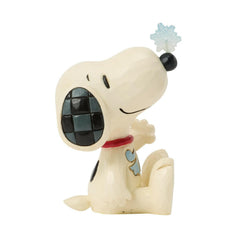 Enesco Peanuts by Jim Shore Snoopy Balancing Snowflake on Nose mini 6018685