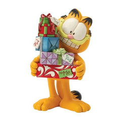 Enesco Garfield by Jim Shore Garfield Holding a Stack of Presents 6018798