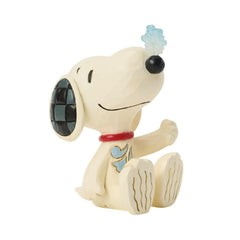 Enesco Peanuts by Jim Shore Snoopy Balancing Snowflake on Nose mini 6018685