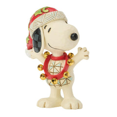 Enesco Peanuts by Jim Shore Snoopy with Jingle Bells Miniature 6018689