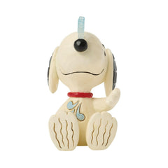 Enesco Peanuts by Jim Shore Snoopy Balancing Snowflake on Nose mini 6018685